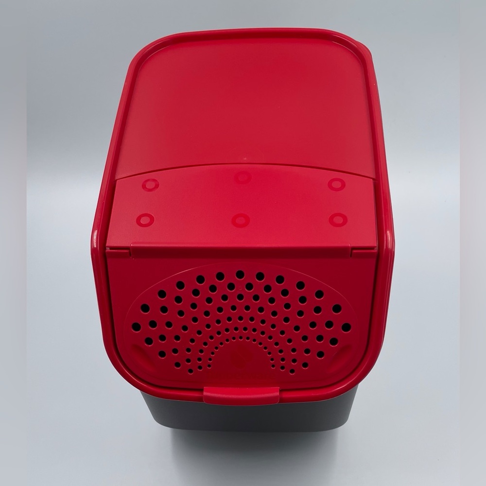 Tupperware Modular Potato Storage Bin Red Lid Container - Picture 2 of 7
